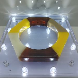 Anthropology Acrylic Color Block Bracelet